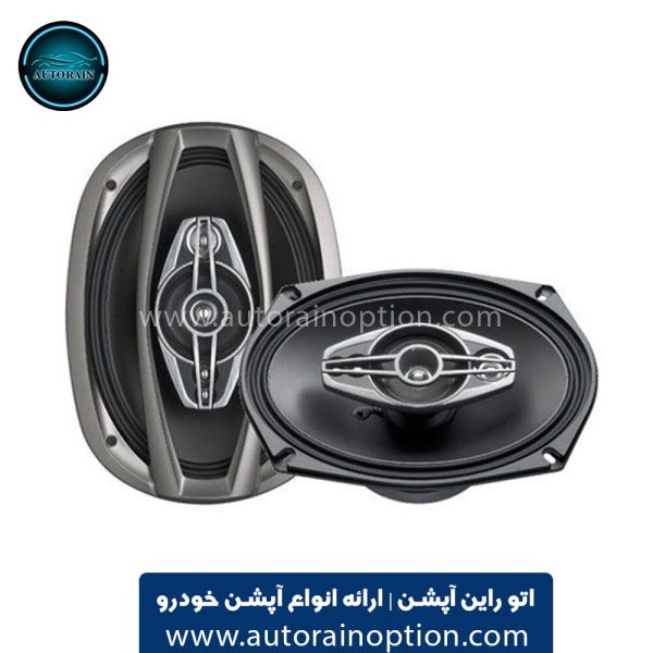 بلندگو خودرو بیضی جی وی سی مدل CS-HX7158 دو عددی اتو راین آپشن
