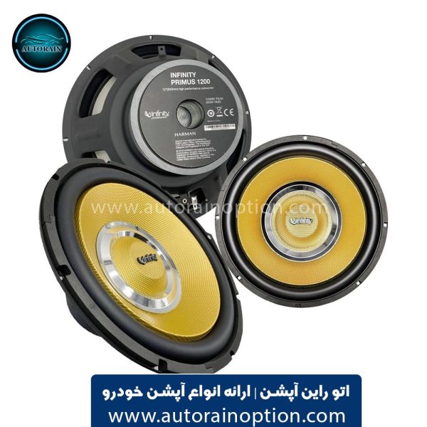 ساب ووفر اینفینیتی مدل PRIMUS 1200T سایز ۱۲ اینچ اتو راین آپشن