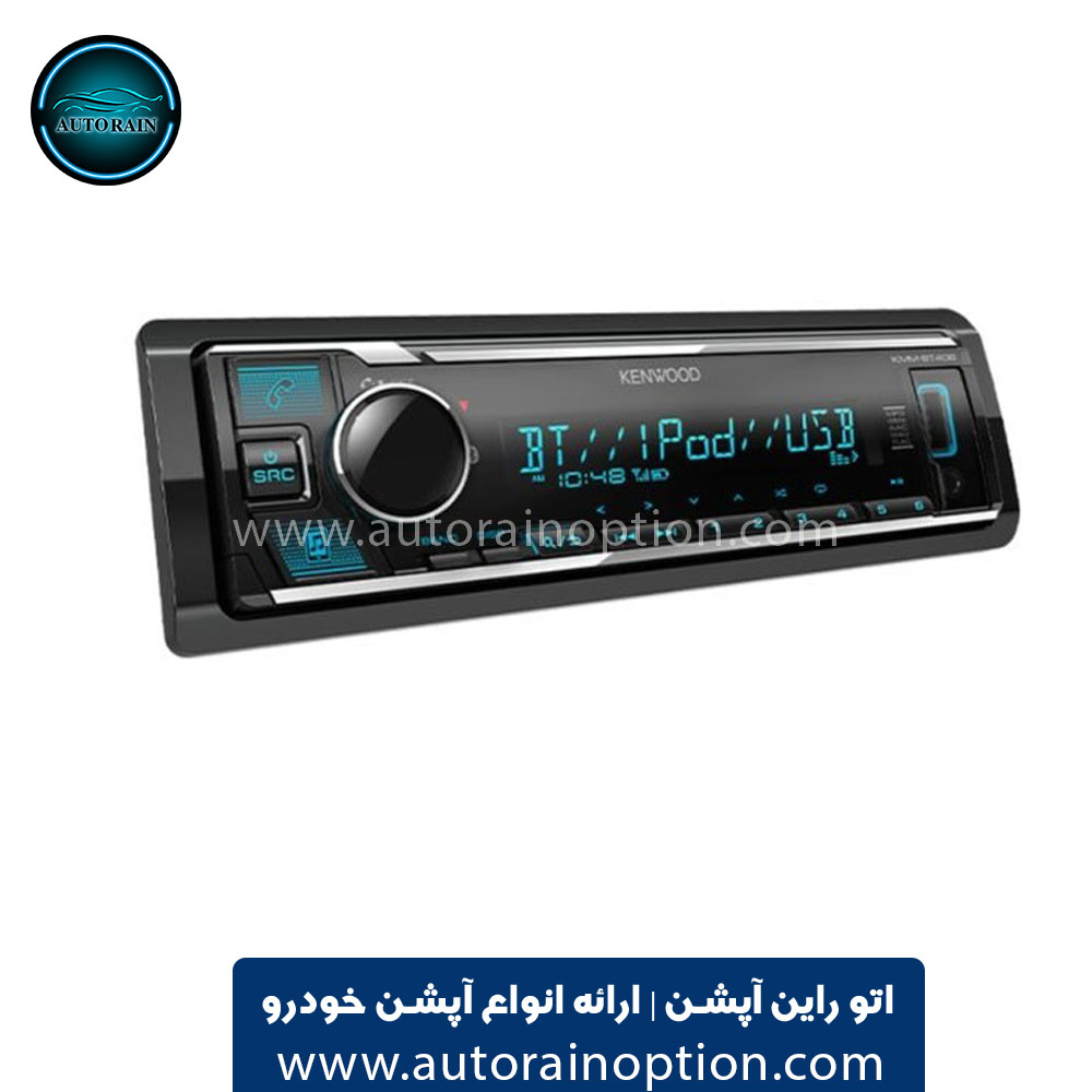 پخش خودرو کنوود مدل KMM-BT408 بلوتوثی 1 دین اتو راین آپشن