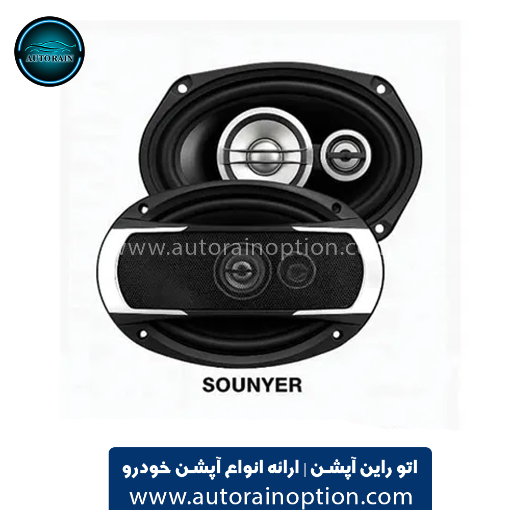 بلندگو بیضی خودرو سونیر مدل GS6973 بسته ۲ عددی اتو راین آپشن