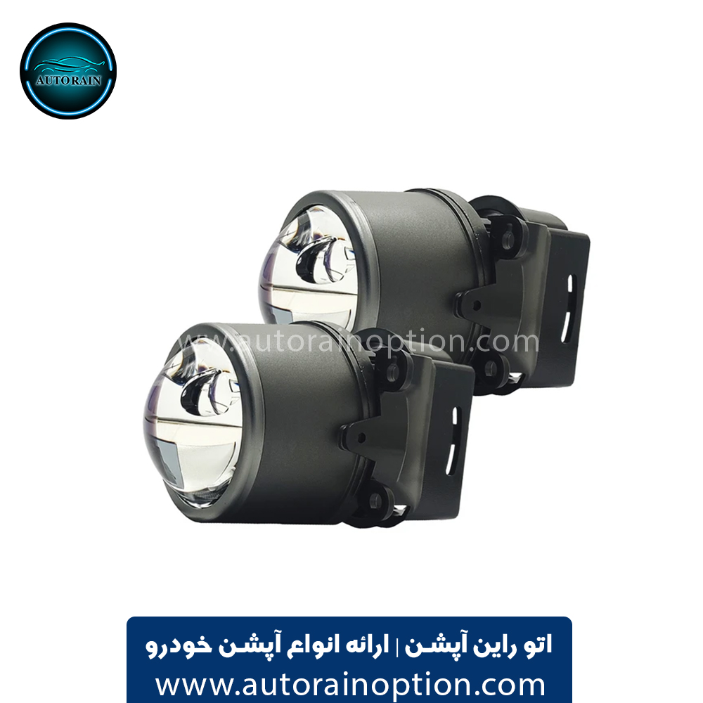 لنز پروژکتور زیمر 2 چشم مدل R32 4300K پایه دو کنتاکت بسته دو عددی | اتو راین آپشن