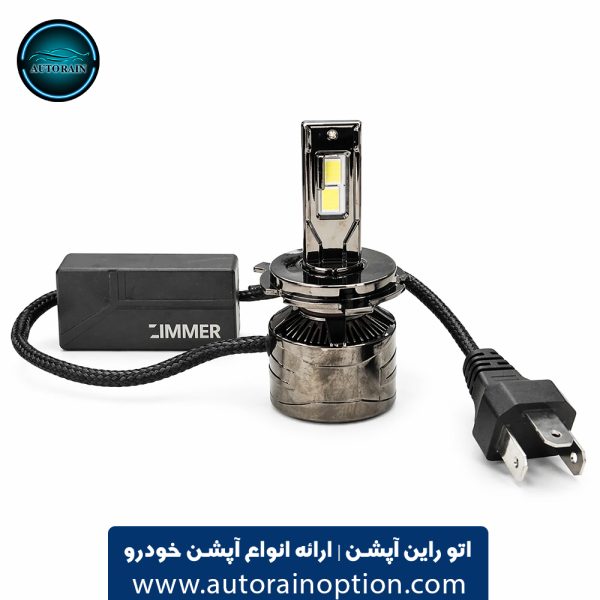 هدلایت خودرو زیمر مدل Zimmer GAMMA 120 پایه لامپ H4 بسته 2 عددی اتو راین آپشن