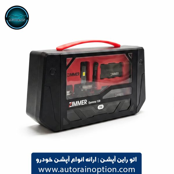 هدلایت خودرو زیمر مدل Zimmer GAMMA 120 پایه لامپ H4 بسته 2 عددی اتو راین آپشن